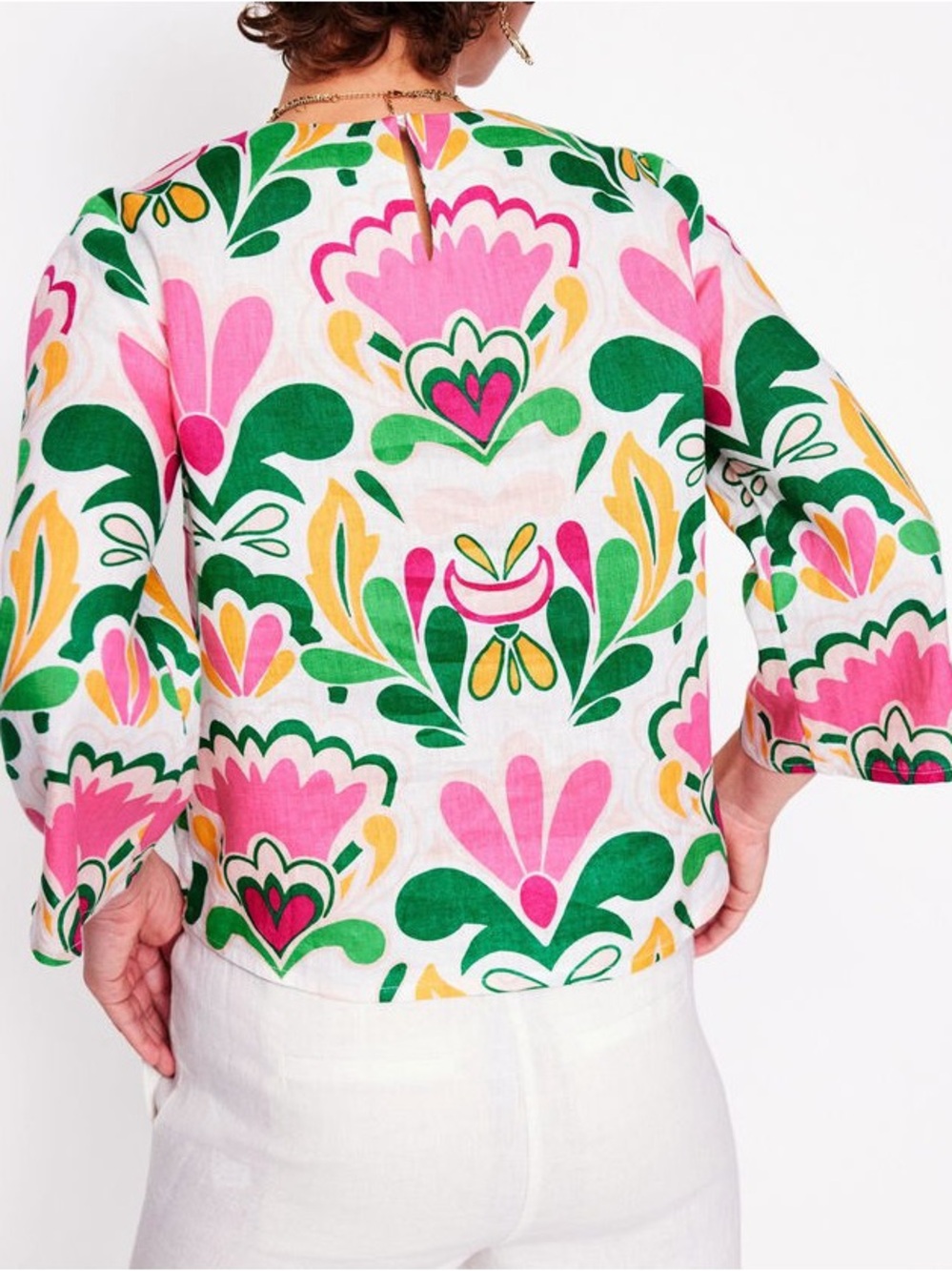 Boden Floral Top - Picture 2 of 8